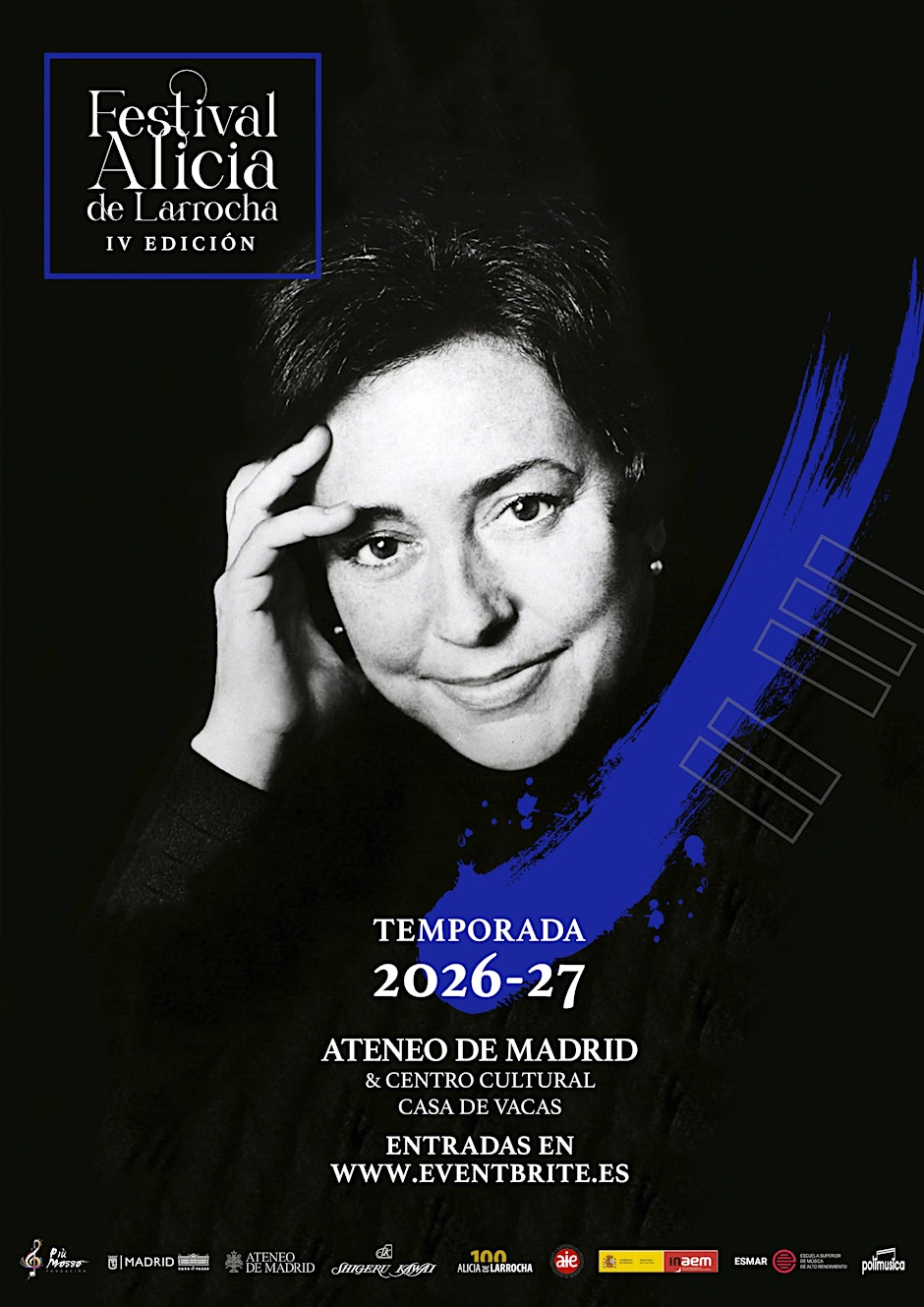 Folder de FESTIVAL ALICIA DE LARROCHA IV. EDICIÓN. SCHUBERTIADA.