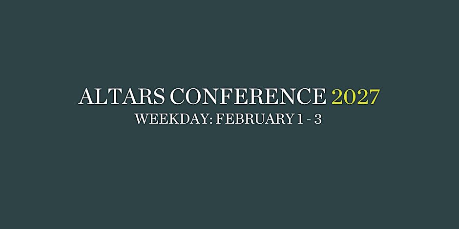 Folder de Altars Conference 2027 (Weekday)